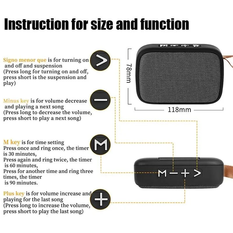 G2 Wireless Bluetooth Speaker Portable ABS Environmentally Friendly Plastic Computer Bluetooth Mini Stereo Suitable For Kitchens